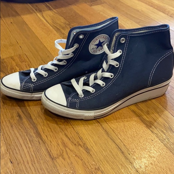 wedged converse